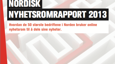 Nordiske virksomheter i front på bruk av online nyhetsrom