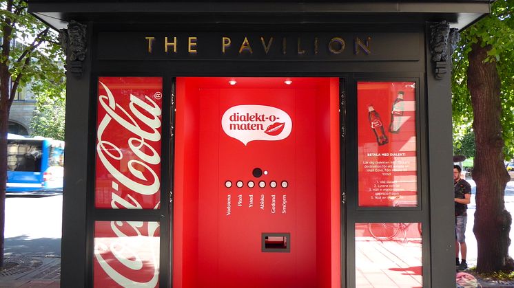 Coca-Cola® lanserar Dialekt-o-maten – Världens första dialektstyrda dryckesautomat