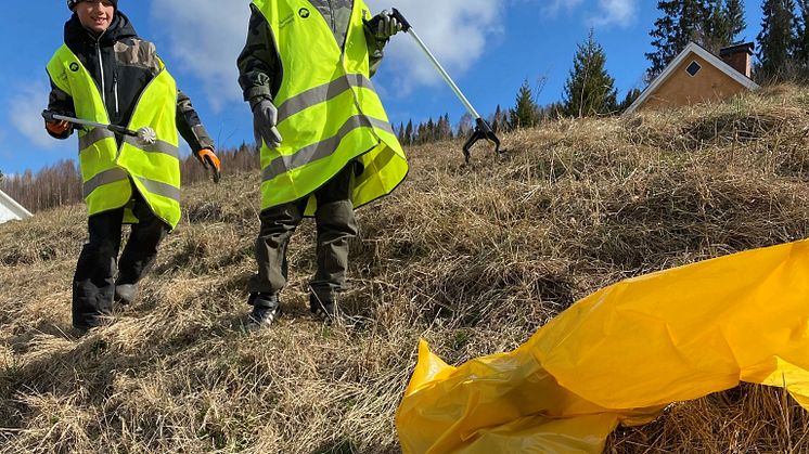 Två miljöhjältar i Sysslebäck