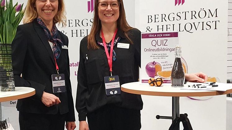 Anna och Lisa i vår monter på Kostdagarna 2022
