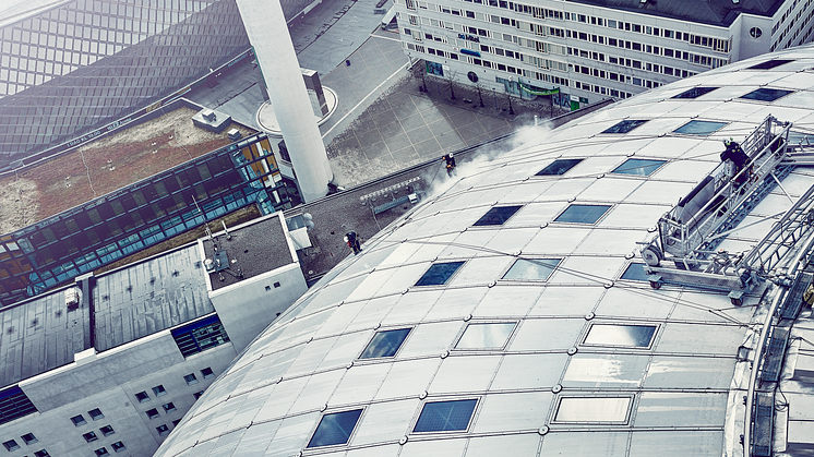 Globen från ovan