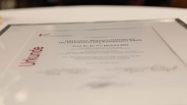 Festakt Höffmann-Wissenschaftspreis 2020