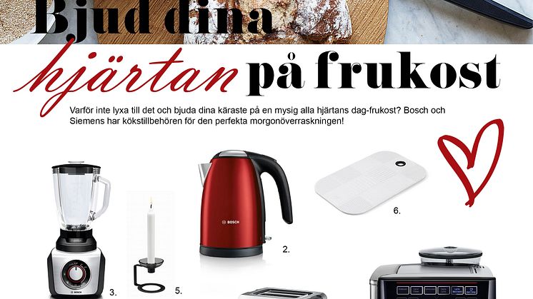 Bjud dina hjärtan på frukost