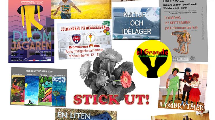 Ett litet urval av alla de delprojekt som producerats under tre år.
