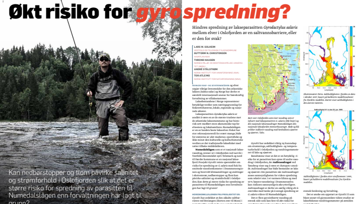 Artikkel om Gyrofri prosjektet i Villaksnytt nr 1, 2023