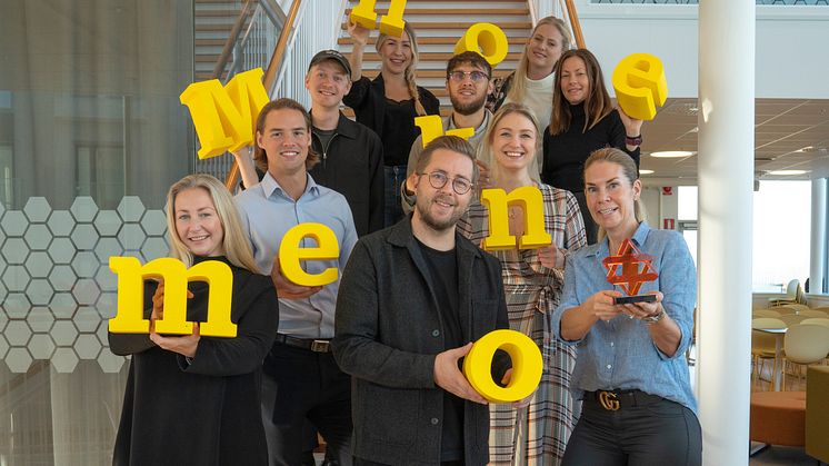 Marknadsteamet Mekonomen, från vänster uppifrån och ned: Nikolina Ivis, Johanna Turebrand, William Wallgren, Karl Blomqvist, Johanna Johansson, Tim Öquist, Hilda Fridman, Gabriella Granholm, Johan Eriksson, Sofia Willuhn