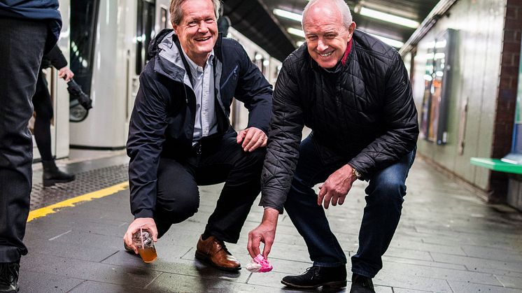 Sporveissjef Cato Hellesjø og ruskengeneral Jan Hauger 