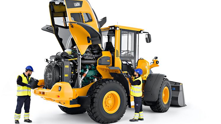 Volvo L60H, L70H och L90H - hjullastare med enkel service