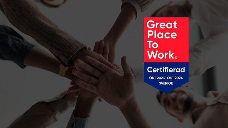 Hydroscand AB certifieras av Great Place to Work