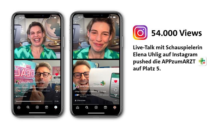 Live-Talk: Elena Uhlig und Carsten Frederik Buchert