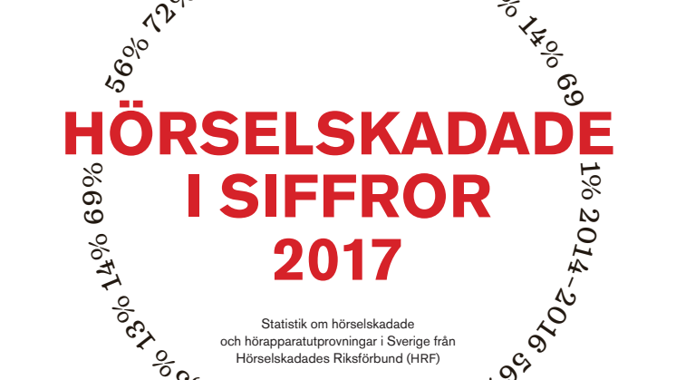Hörselskadade i siffror