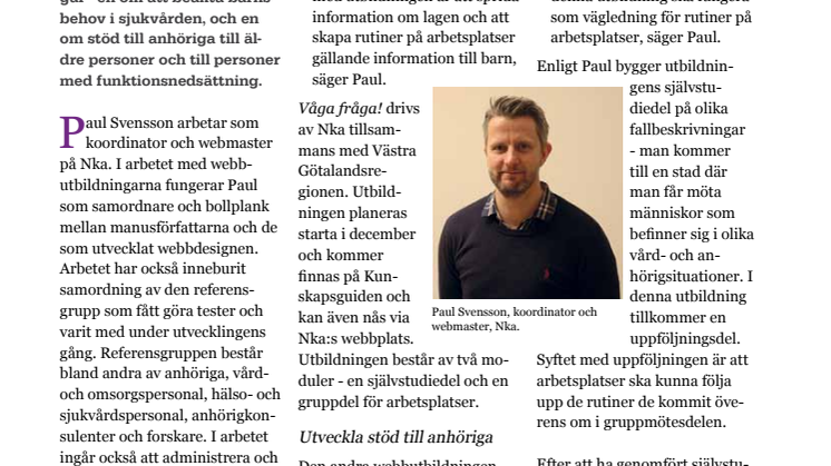 Nka:s nyhetsbrev nr 3 2014