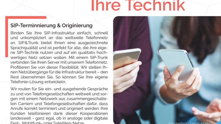 outbox AG - Produktflyer SIP&Trunk - Voice Routing