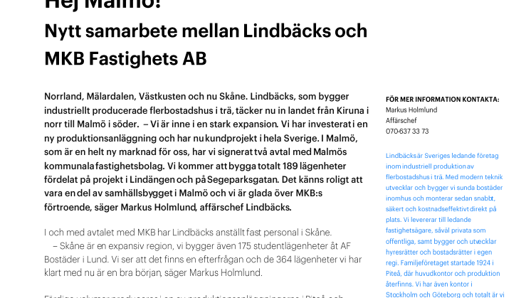 Hej Malmö!