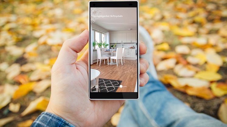 Digital visning av EHB:s nyproduktionsprojekt Skiftnyckeln.