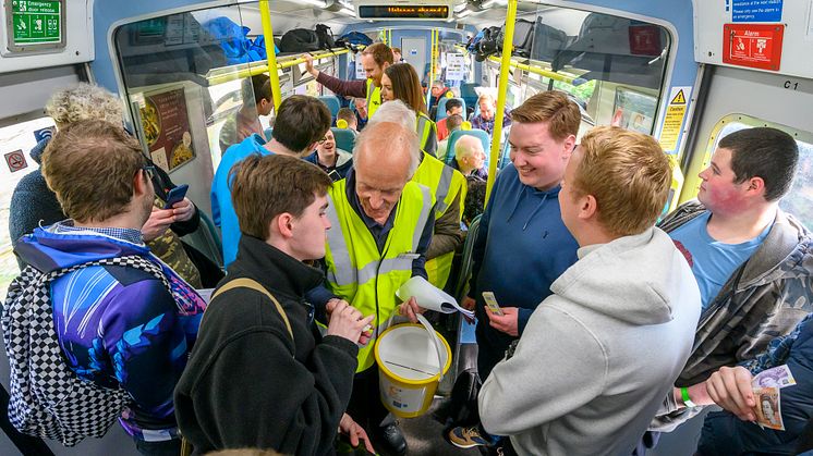 Farewell tour of Class 313 coastal trains