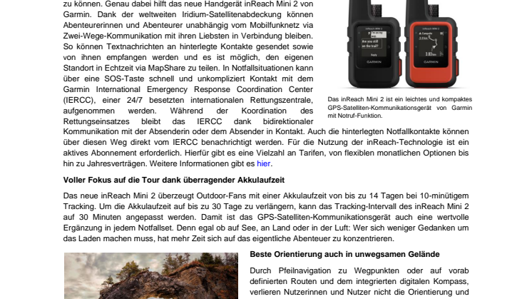 Garmin PM inReach Mini 2