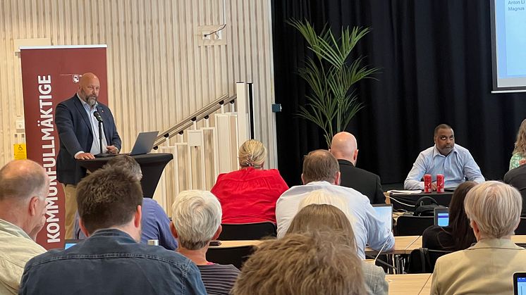 Såväl Vision 2050 som budget 2025 diskuterades livligt vid måndagens fullmäktigemöte.   Foto: Piteå kommun