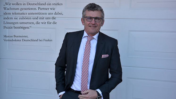 Marcus Burmeister, Vertriebsleiter Deutschland bei Fraikin: "Wir wollen in Deutschland ein starkes Wachstum generieren. Partner wie idem telematics unterstützen uns dabei."