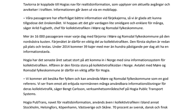 Hogias satsning på norsk kollektivtrafik framgångsrik
