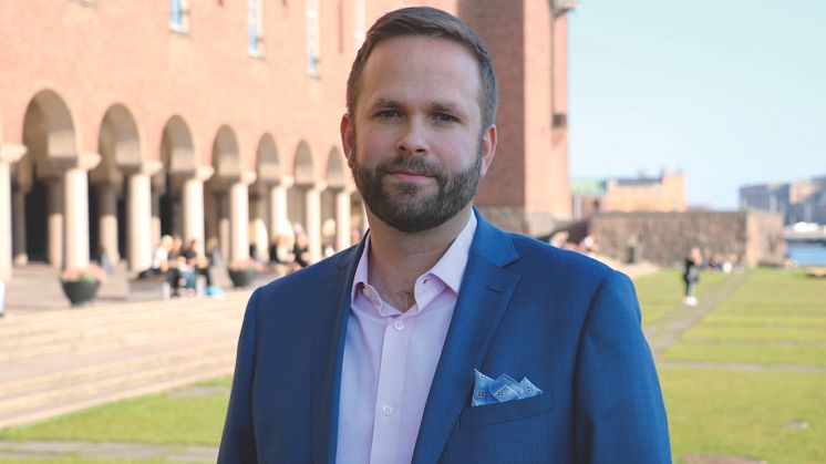 Kultur- och stadsmiljöborgarråd Jonas Naddebo (C)