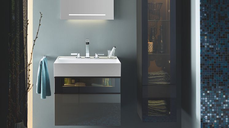burgbad verbreitet mit seiner neuen Kollektion Yumo im Bad echte Wohnzimmer-Atmosphäre. 