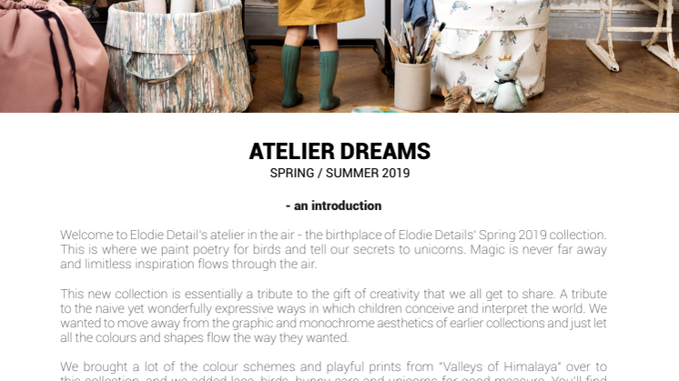 ENG - Pressrelease Atelier Dreams