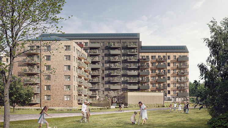 Säljstart för Parkhusen Kv2 i Gränbystaden