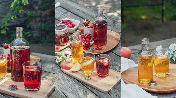 Hjemmelaget er vellaget - Nå lanserer Norgesglasset 2 praktiske flasker.