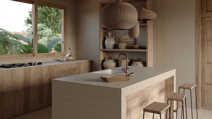 AMB04 - Kitchen Dekton VK02 Avorio