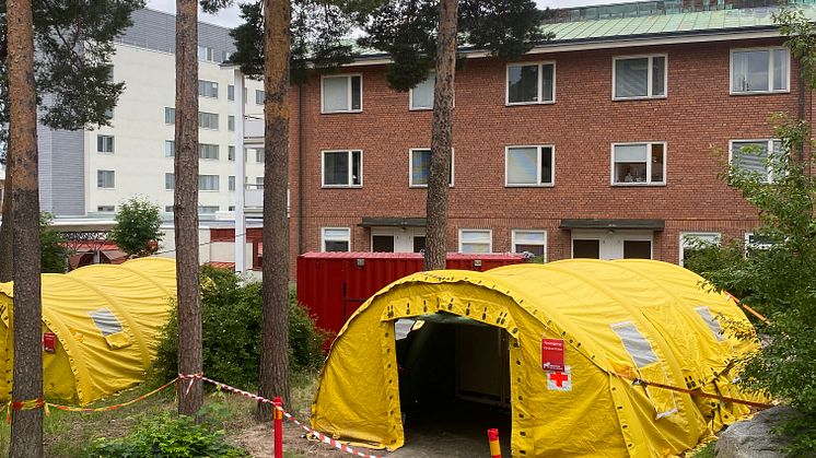 Primärvårdsprovtagningstält_stående