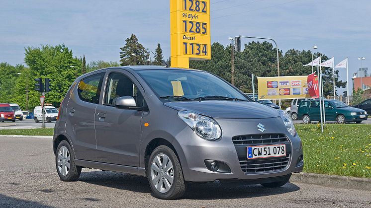 Suzuki Alto med ny motor kører længere på literen