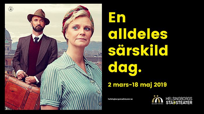 Musikalen En alldeles särskild dag sätts upp på Helsingborgs stadsteater våren 2019. 
