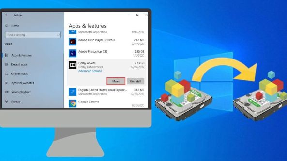 Programme ohne Neuinstallation auf andere Festplatte verschieben Windows 11/10