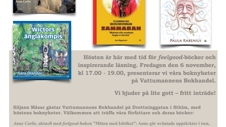 INBJUDAN BOKRELEASE