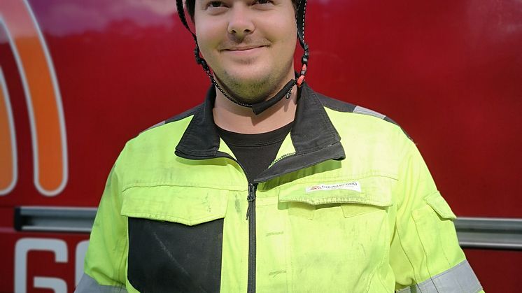 Geolog Sigmund Brekke Langelid i Cautus Geo-1