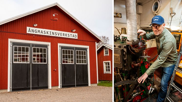 Jonas Svantesson har varit aktiv i Mjörns Ångbåtsförening sedan starten 1976. Foto: Ida Rådegård
