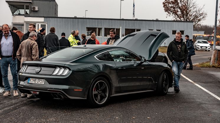 Ford Mustang Bullitt på Sjællandsringen