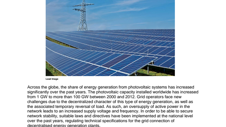 Energy generation plant (EGP) controllers for large photovoltaic systems