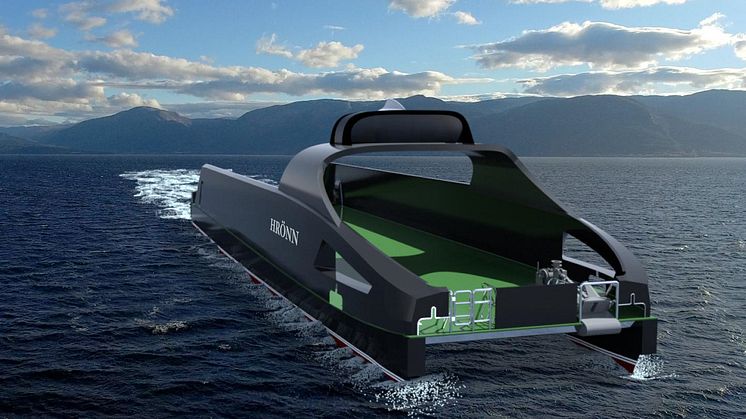 Artists impression of the ‘Hrönn’