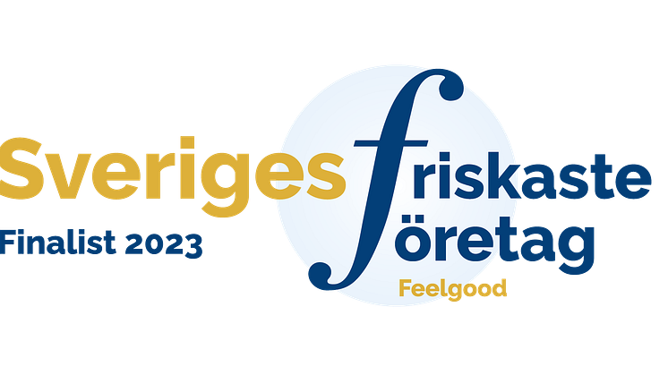 Finalist Sveriges friskaste företag 2023 - logotyp