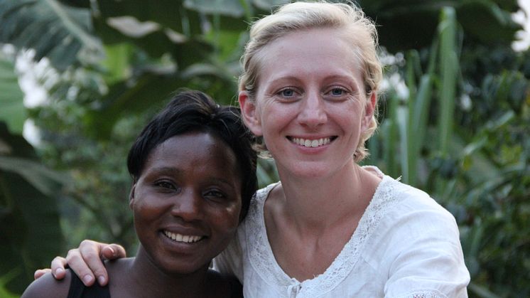 Linda Andersson och Angela Mukababirwa