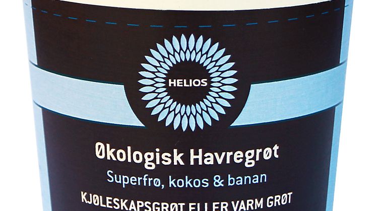 Helios havregrøt med superfrø kokos & banan økologisk 50 g