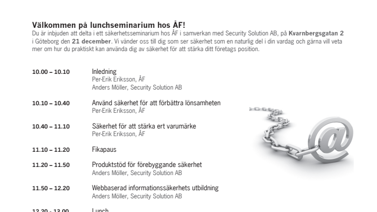 ÅF samverkar med Security Solution AB