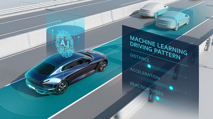 Verdens første intelligente læringsbaserede Smart Cruise Control (SCC-ML), inkorporerer den enkelte førers køremønstre i bilens selvkørende funktion
