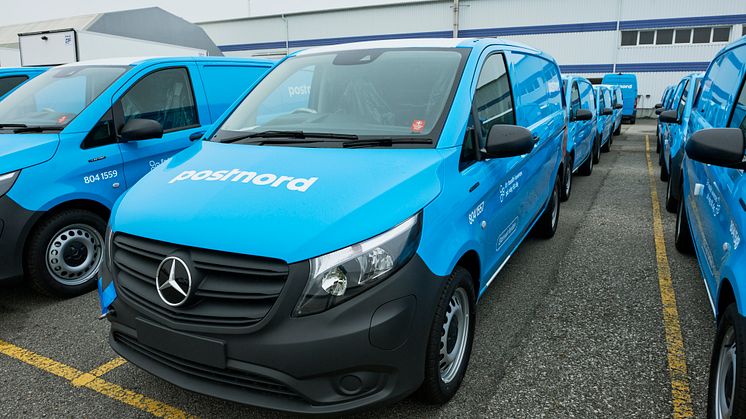 200 eSprinter och eVito till PostNord