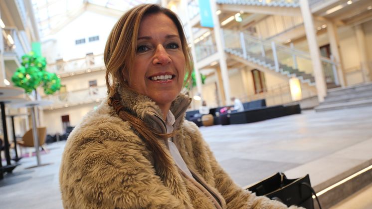 NY VD: Eva Nyh Hederberg blir ny vd för Åkroken Science Park som just flyttat in i nya lokaler i Grönborgs. Foto: Anders Lövgren