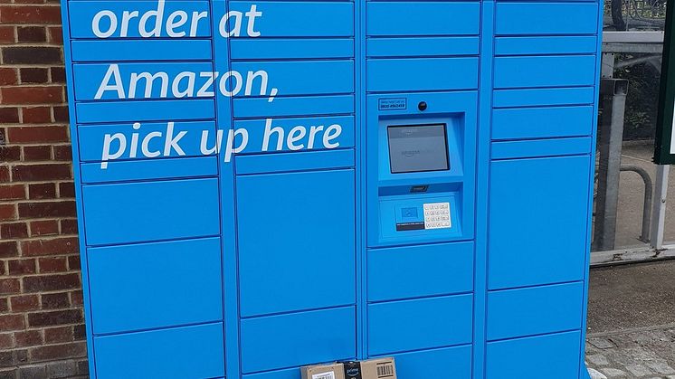 New Amazon Hub Lockers at Hassocks station