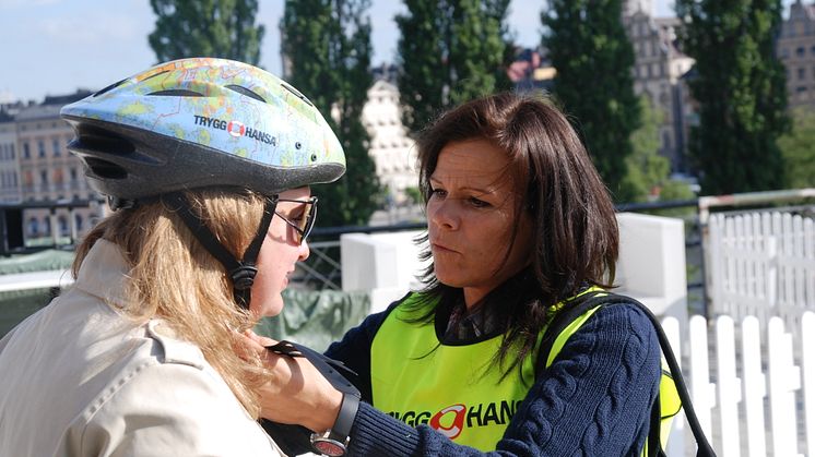 Trygg-Hansa Cykelhjälmsutdelning