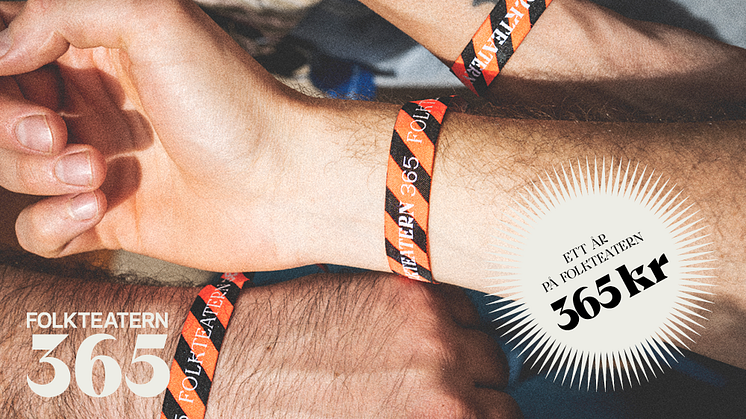 Festivalarmband Folkteatern 365
